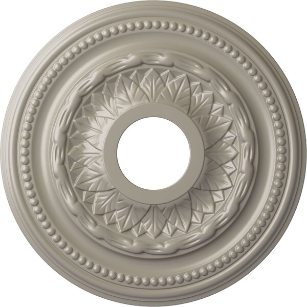 Ekena Millwork Galway Ceiling Medallion (Fits Canopies up to 3 1/4"), 15 3/4"OD x 3 1/4"ID x 1"P, Pearl White CM15GAPWS - main